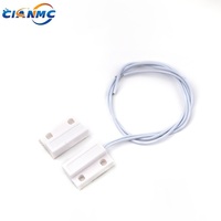 Sistem Alarm Anti-Tamper dengan Saklar Reed Magnetik ABS Laris Manis, Output NC, Kabel, Grosir Tersedia