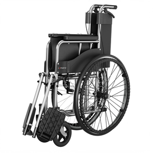 Sedia a Rotelle Manuale Leggera Pieghevole a Prezzo di Fabbrica, Seduta Morbida, Strumento di Viaggio Pratico per Terapia Riabilitativa - Product Image 6