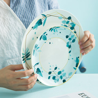 Offre Spéciale directe d'usine en porcelaine royale pakistanais ensemble de dîner de vaisselle de luxe Service de vaisselle En Porcelaine