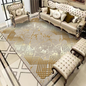 Malasia Venta caliente alfombras de lujo 3D patrón impreso alfombra de gran tamaño hecho a máquina estilo moderno alfombra de alta calidad alfombras de bajo precio - Product Image 4