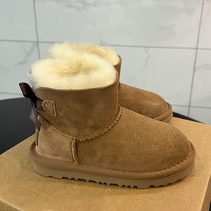 פופולרי אגדס שלג באיכות העליון פופולרי מגפי שלג נעלי פרווה חמים מאפין תחתון עקב נעליים ללא העקב-נעלי נשים מגפי חורף - Product Image 5