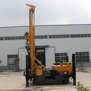 Machine de forage d'eau diesel portable sur chenilles, foreuse pneumatique pour puits d'eau 500m - Product Image 1