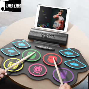 Batería enrollable USB MIDI, Kit de tambor eléctrico, OEM Logo edron con auriculares, novedad de 2023 - Product Image 2