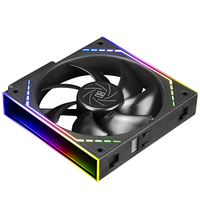 Thermalright TL-M12Q X3 12CM Ventilateur de Refroidissement avec Châssis PC Fil Épissage Vent à Pression Libre pour Radiateur de Bureau