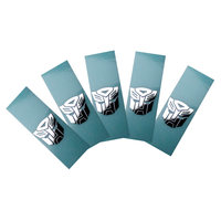 Customized metal Label Thin Nickel Metal Sticker Logo