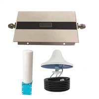 Arronna AR-REP3 Kit Penguat Sinyal Dual Band 900/2100MHz GSM 3G 4G LTE Kabel Antena 110-240V AC 60dB Uplink/70dB