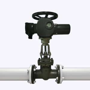 Actuador Motorizado Multivuelta de 4 Pulgadas con Doble Brida Tipo On/Off, Acero al Carbono, 150LB 300LB 380V DN100 - Product Image 2