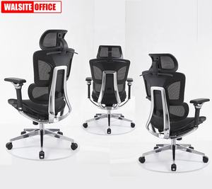 6D 팔 하이 엔드 인체 공학적 의자 하이 백 회전 메쉬 의자 통과 EN 1335 테스트 - Product Image 1