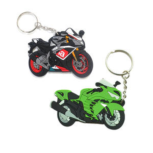 Porte-clés en PVC personnalisé en gros avec logo Mousqueton <span class=keywords><strong>3D</strong></span> 2D <span class=keywords><strong>de</strong></span> styles variés en caoutchouc Porte-clés <span class=keywords><strong>moto</strong></span> bonne vente - Product Image 1