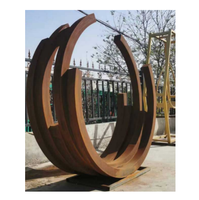 Décoration Extérieur Rusty Metal Sculpture Corten Steel Garden Art Rusted Metal Garden Art Artwork Corten Steel