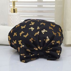 Gorros de Ducha al por Mayor para Mujeres y Niñas, Gorro de Baño Reutilizable de Doble Capa Impermeable, Regalo Promocional - Product Image 3