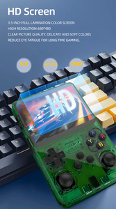 Console de jeu portable R36S Écran IPS HD de 3,5 pouces Mémoire de 64 Go Durée de vie de la batterie ultra-longue Cadeau pour adultes, adolescents et enfants - Product Image 4