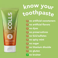 COLLS Dentifrice Anti-Caries Blanchissant au Fluor Saveur Orange Naturelle Protection des Dents Sensibles Usage Domestique Fabricant Direct