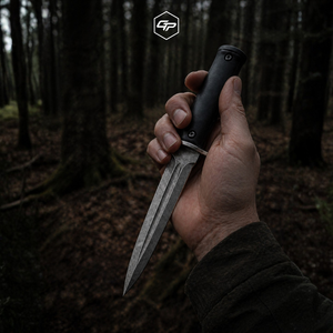 Cuchillo táctico de supervivencia de hoja fija de acero O2 hecho a mano DIY, con mango completo y funda Kydex para uso exterior pesado - Product Image 5