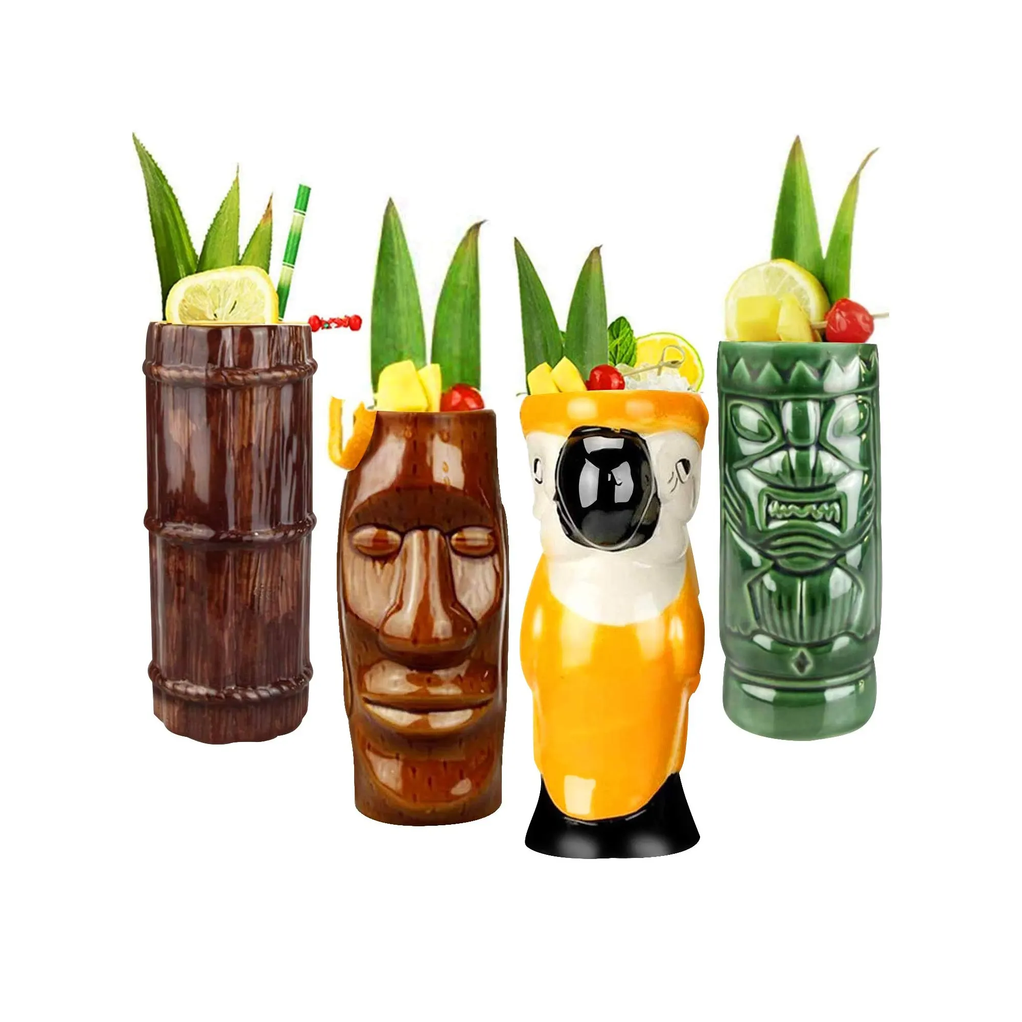 New Factory Custom bar cocktail ceramic cup tiki mug