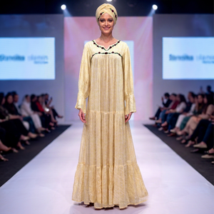 Robe longue maxi pour femme en rayonne imprimée florale de luxe, vêtement africain traditionnel personnalisé, broderie élégante, tenue de soirée - Product Image 6
