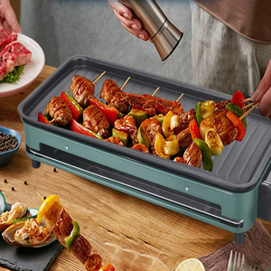 Factory Customized Multi-Function <b>Electric</b> Grill Smokeless Non-Stick Commercial <b>BBQ</b> with Detachable Parts - Product Image 4