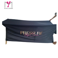 Nappe rectangulaire personnalisée, housses de table lavables en polyester blanc, nappes pour fêtes et mariages
