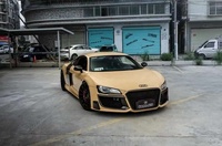 Kit de carrosserie en résine Audi R8 de haute qualité nouveau ajustement parfait mise à niveau RG Style pare-chocs avant jupe latérale pare-chocs arrière becquet boulonné
