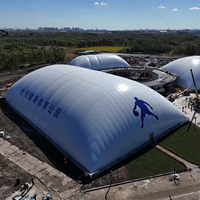 Dôme pneumatique à pression stable, structure sportive en membrane PVDF pour divers projets sportifs