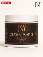 Pommade Classique 113g pour Hommes – Tenue Moyenne, Brillance Naturelle, Coiffage Flexible, Facile à Utiliser – Cire Coiffante Marque Privée OEM ODM Vente en Gros