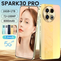 Nuevo Smartphone Original 30 Pro 5G con Cámara Trasera de 108MP, 16GB+1TB, Pantalla de 7.3 Pulgadas, Teléfono Móvil Android Francés Desbloqueado