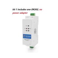 Konverter Port SERIAL DIN-Rail Modbus RS485 KE Ethernet USR-DR302 transmisi transparan dua arah antara RS485 dan RJ45