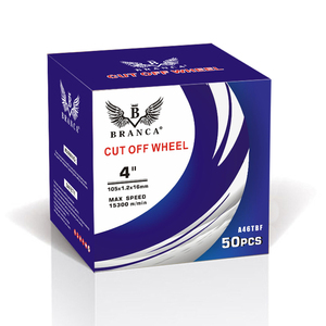Disco da Taglio BRANCA 107x1.2x16mm in Ossido di Alluminio, Mola da Taglio da 4 Pollici per Metallo INOX con Certificazione MPA - Product Image 4
