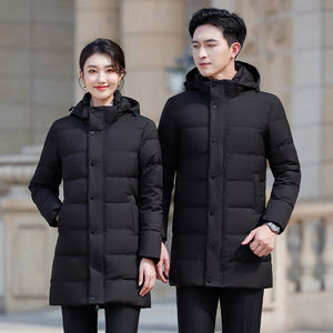 Chaqueta Acolchada <span class=keywords><strong>de</strong></span> Algodón Profesional para Mujer, para Negocios, Invierno, Administración, Hotel, Gestión <span class=keywords><strong>de</strong></span> Propiedades, También para Hombre - Product Image 3