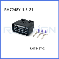 Conector Automotriz Impermeable RH7248Y-1.5-21 de 24 Pines Hembra para ECU Toyota Sumitomo, Conector de Arnés de Cables BCM con Terminal