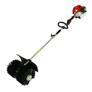 Gasoline fuel type floor sweeper broom brush sweeper