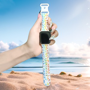 Tươi Thiết Kế Leopard In Silicone Dây Đeo Khắc Đầy Màu Sắc Thể Thao Ban Nhạc 49Mm 40Mm Cho Apple Đồng Hồ S11 10 9 8 7 6 Loạt - Product Image 5