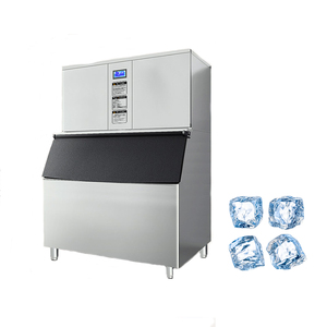 Ahorro de energía 530W Máquina de hielo Cubo comercial Máquina de hielo de acero inoxidable Máquina de hielo comercial Precio - Product Image 4