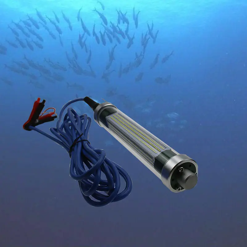 100W 150W 200W Underwater Led Fish Lamp 4-Sides Glowing Lure Fishing Light