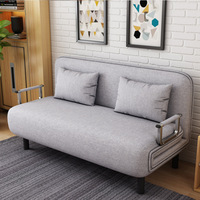 Sofá Cama Convertible con Ángulo Ajustable para Sala de Estar/Apartamento, Futón Reclinable, Sofá Cama Plegable