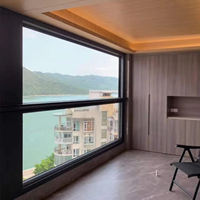 Nouvelle fenêtre électrique à levage avec moustiquaire, insonorisation et isolation thermique, usine de Foshan, bonne étanchéité, aluminium à pont thermique brisé
