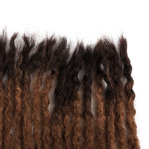 オリエントシスターロックス人毛ソフトでナチュラルなカーリーエンド人毛ドレッドロックエクステンションカルチャーロック - Product Image 3