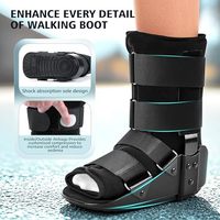 Bottes de marche orthopédiques réglables en mousse pour soulager la douleur, fabriquées en usine OEM, pour la tendinite d'Achille