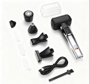 Kit de beauté 7 en 1 épilateur domestique électrique et rasoir pour femmes et hommes tondeuse rechargeable pour oreilles/<span class=keywords><strong>nez</strong></span> et corps entier - Product Image 1