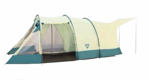Tente de camping tunnel classique imperméable en PVC pour 3 personnes, une chambre, une couche, quatre saisons, produite sur mesure pour le backpacking - Product Image 3