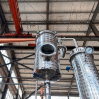 TW Professional Copper Pot Still Distiller-Équipement de distillation du whisky 100L avec colonne de cuivre (certifié CE/IECEX)