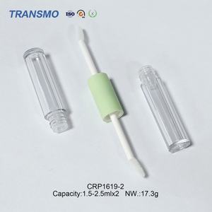 Envase Cosmético Multifuncional de 1.5-2.5ml*2 para Brillo Labial, Envase de Doble Cabeza 2 en 1, Tubos Transparentes para Brillo Labial - Product Image 5