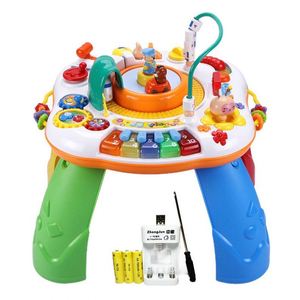 Multi-Functional Toy Desk 1-3 Years Old Baby Early Education <b>Study</b> Table Toys - Product Image 4
