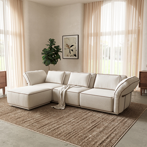 VOXHOME Italian Minimalist Design Modular Sectional <b>Cloud</b> With Movable Armrests/Backrests Living Room Couch Furniture - Product Image 1