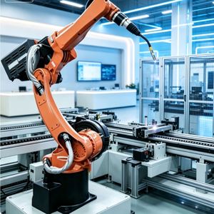 Bras de robot de soudage automatique industriel à 6 axes, robot manipulateur de soudage MIG MAG pour la soudure de structures en acier - Product Image 3