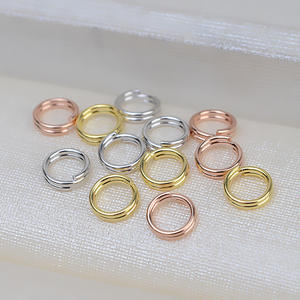 10 Accesorios de Joyería de Plata S925 Hechos a Mano, Semi-Acabados, para DIY, con Perlas, 5mm, Anillo Abierto Móvil, en Bolsa de Cobre - Product Image 4