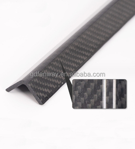 Cường độ cao <span class=keywords><strong>L</strong></span> hình sợi Carbon góc 90 độ 3K Twill bóng bề mặt sợi Carbon <span class=keywords><strong>L</strong></span> Bảng điều khiển - Product Image 1