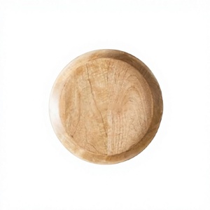 Plato Decorativo de Madera para Servir, Vajilla de Diseño, Lujoso y Elegante Plato de Madera para Servir - Product Image 1