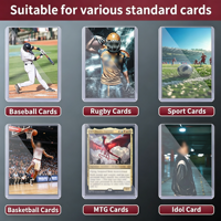 Protège-cartes rigides en PVC 35pt pour cartes de collection, baseball, sport, TCG, Pokémon – Taille standard – Vente en gros