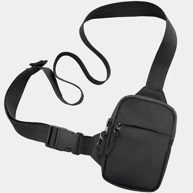 Custom RFID Blocking Travel Sling Bag for Men Waterproof Utility Mini Compact Crossbody Faraday Chest Sling Bag